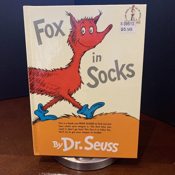 Dr. Seuss Beginner Books Set A Five Assorted Fox In Socks Hop On Pop - Picture 4 of 7